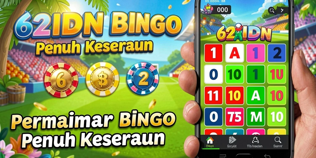 Tampilan menarik gameplay Bingo di 62IDN.