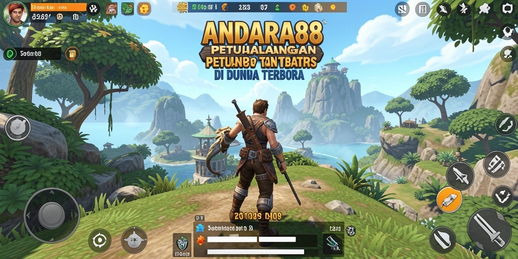 Tampilan menawan dunia terbuka dalam ANDARA88 dengan berbagai lingkungan eksploratif.