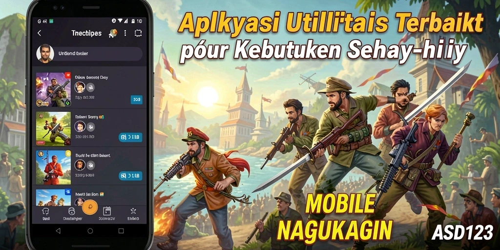 Tampilan screenshot utama ASD123 menampilkan fitur fungsionalitas aplikasi.