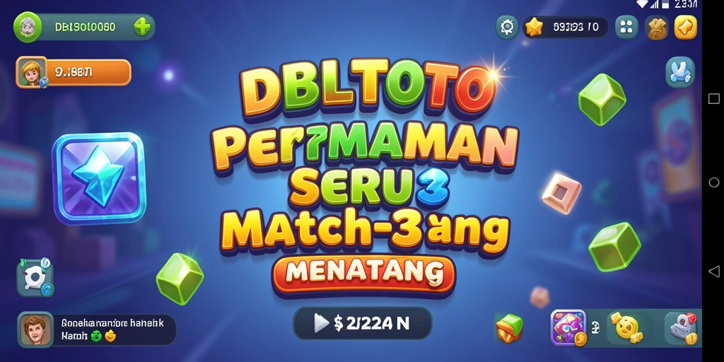 Tampilan gameplay <strong>DBLTOTO</strong> yang seru dan penuh warna.