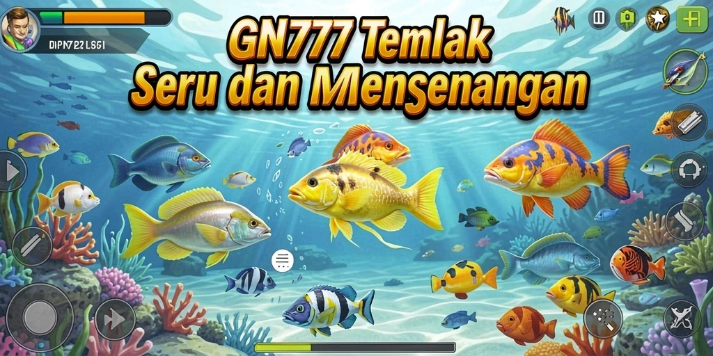 Gameplay seru di GN777 dengan banyak ikan dan tantangan.