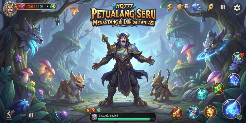 Gameplay seru dalam petualangan fantastis HQ777.