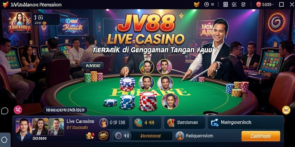 Gameplay seru di JV88 dengan dealer profesional dan interaksi langsung.