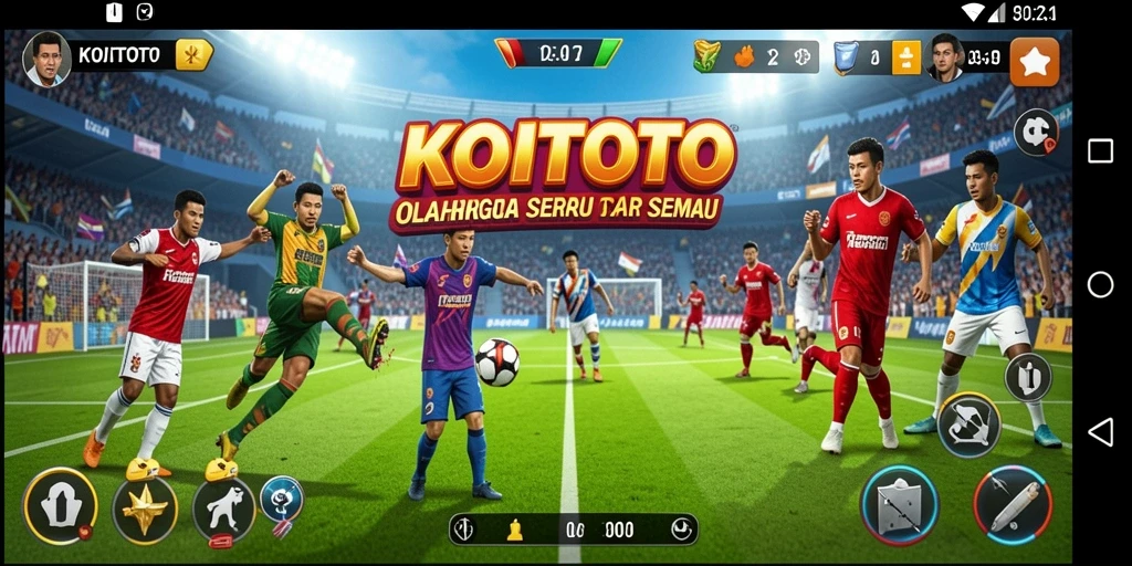 Gameplay seru KOITOTO dengan aksi olahraga yang mendebarkan.