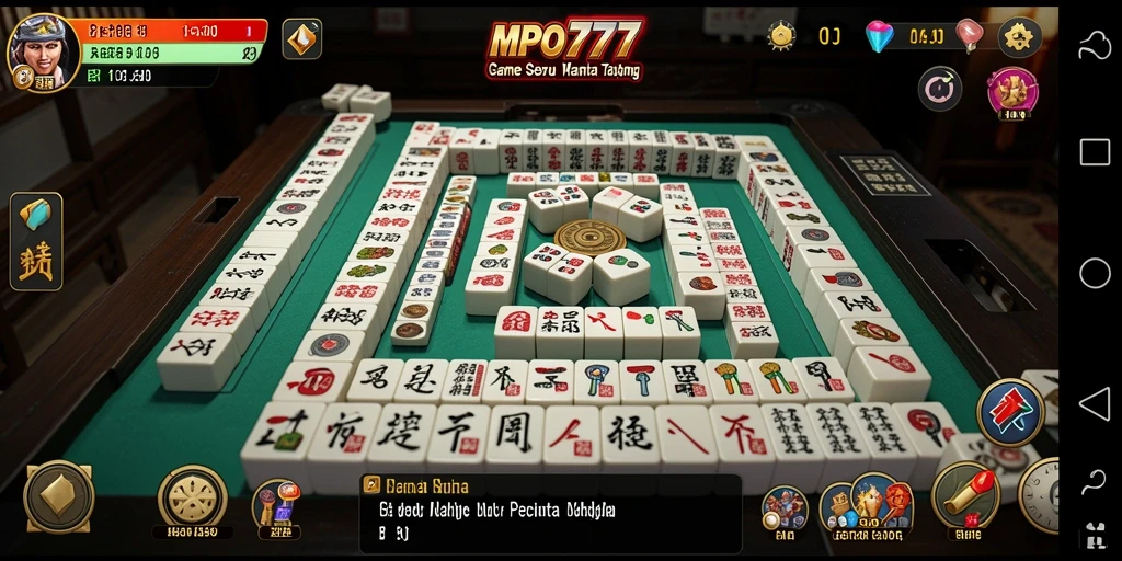 Screenshot gameplay MPO777 menampilkan tantangan Mahjong yang seru.