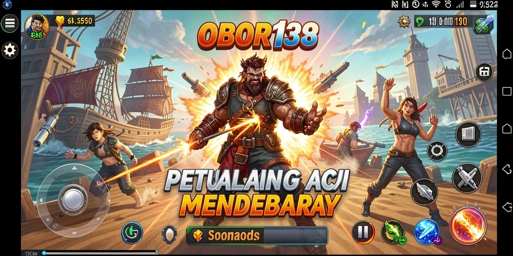 Tampilan gameplay OBOR138 dengan aksi mendebarkan dan grafis menawan.