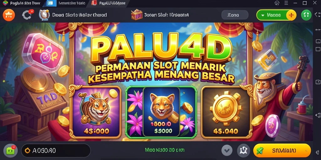 Tampilan gameplay menarik dari permainan Slot PALU4D.