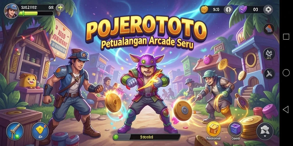 Tampilkan gameplay seru dari POJEROTOTO yang menegangkan.