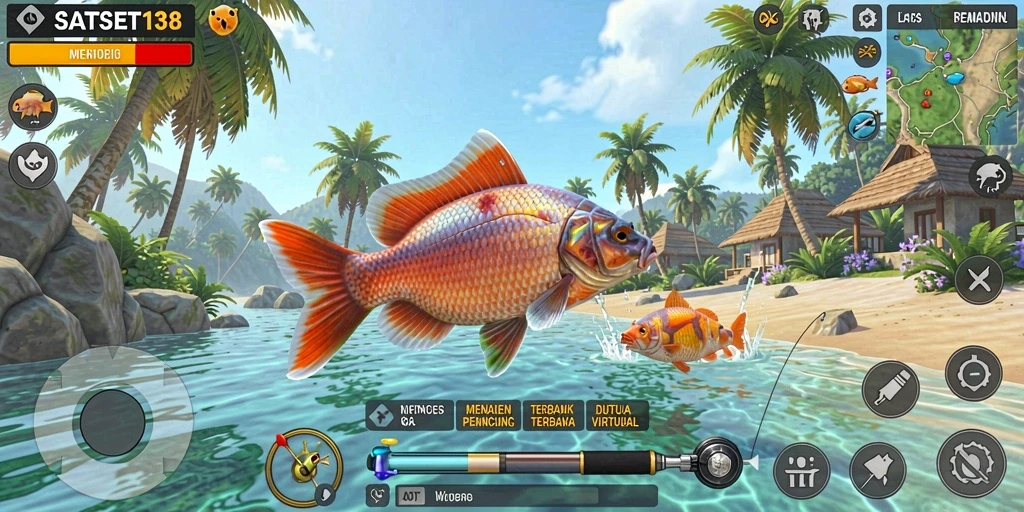 Gameplay memancing yang seru dan menantang di SATSET138.