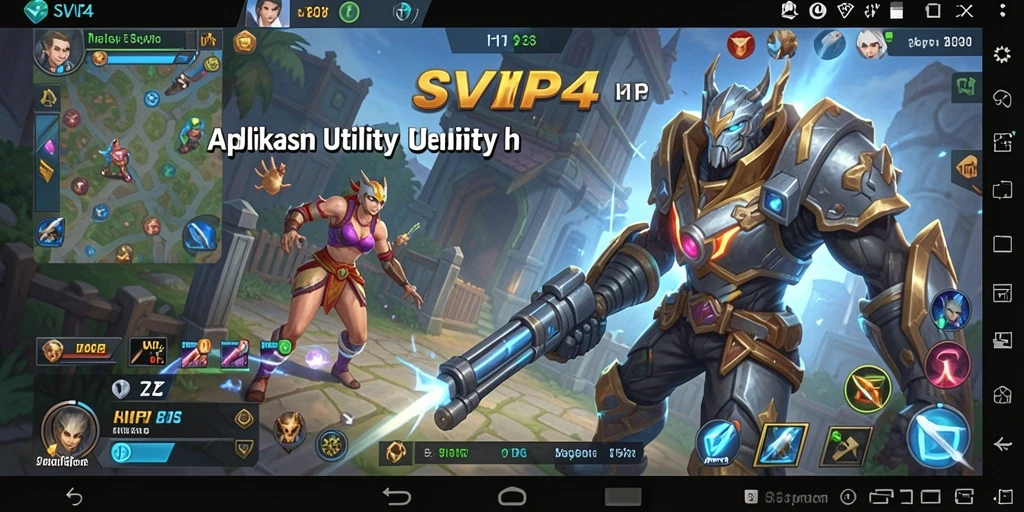 Tampilan antarmuka SVIP4 yang sederhana dan fungsional.