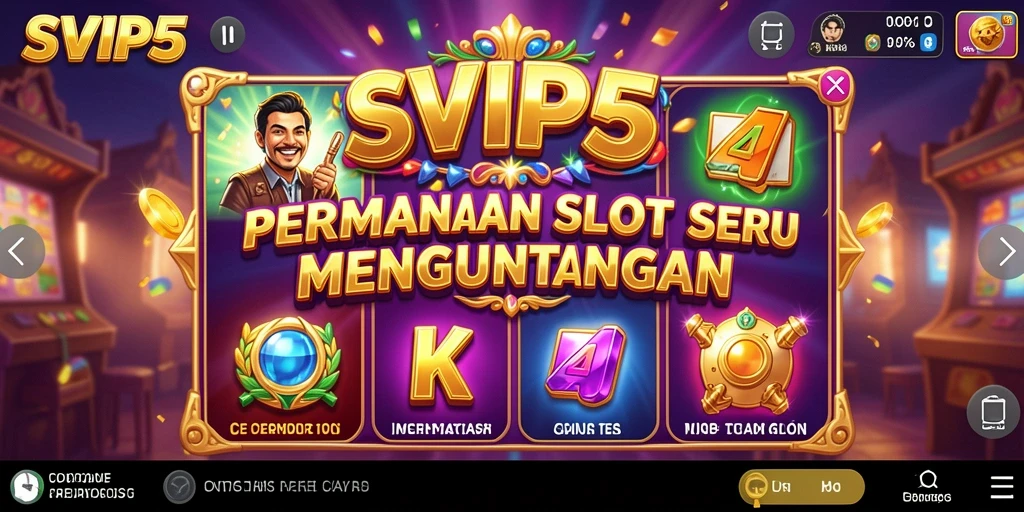 Tampilan gameplay seru SVIP5 dengan berbagai tema menarik.