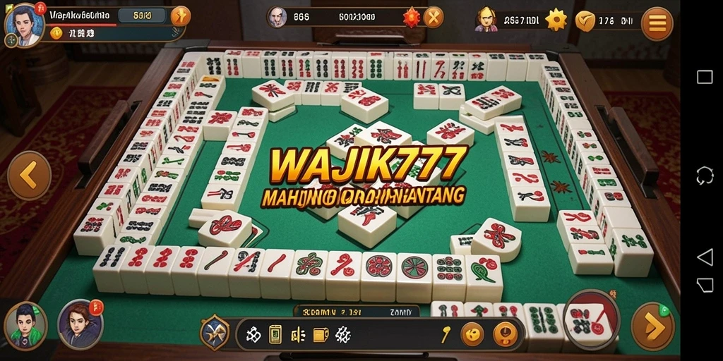 Tampilan gameplay menarik di WAJIK777 dengan elemen Mahjong yang menantang.