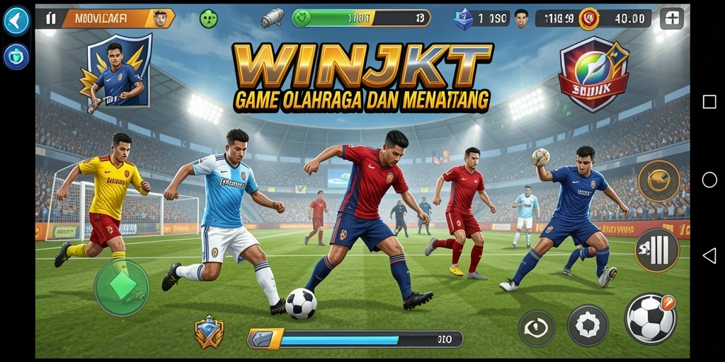 Gameplay seru dengan grafis mendetail di WINJKT.